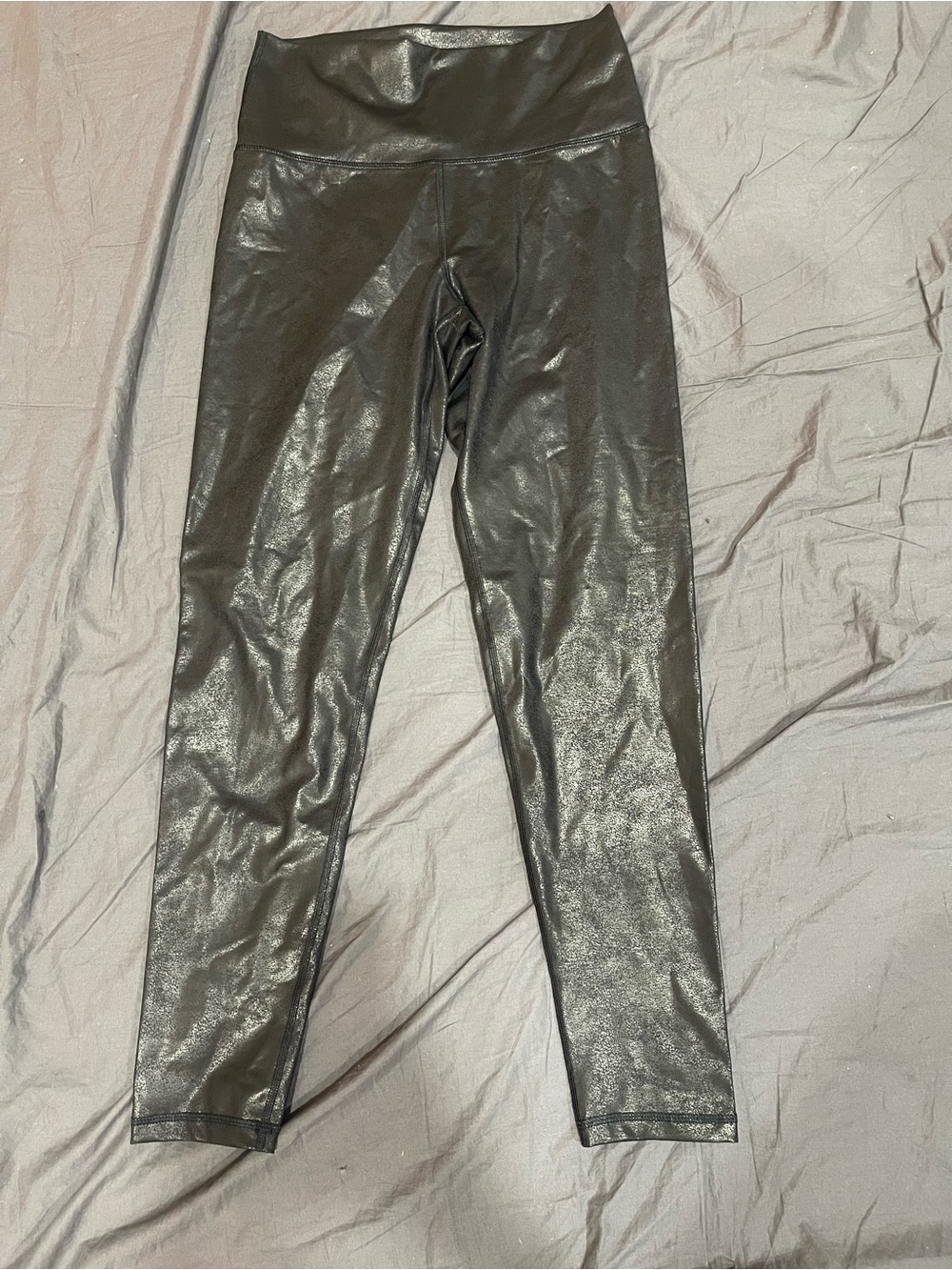 Aerie Metallic Black Leggings